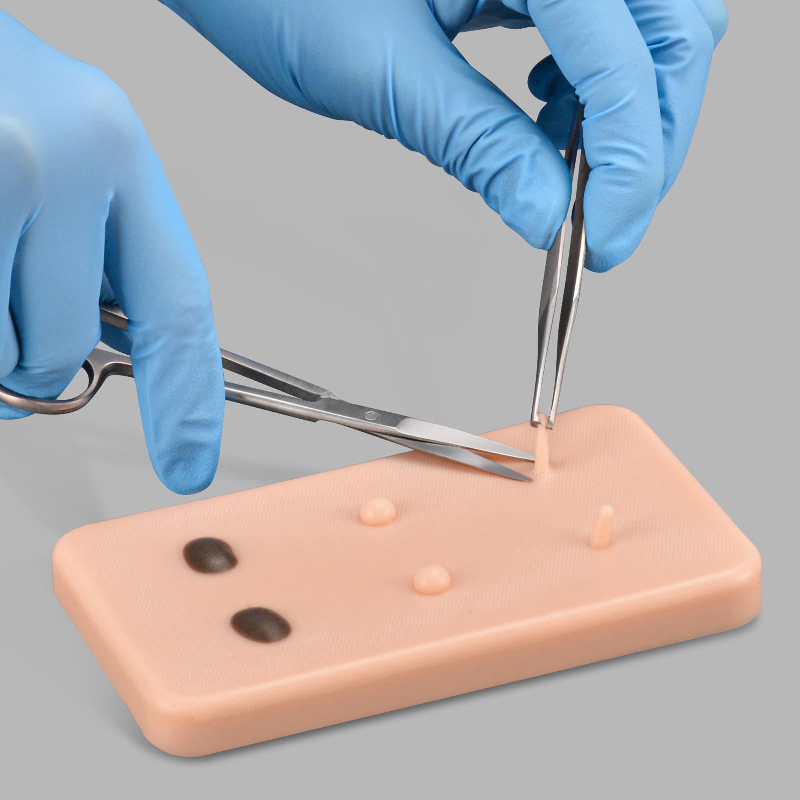 Silicone Skin Pad with Pigmented Moles