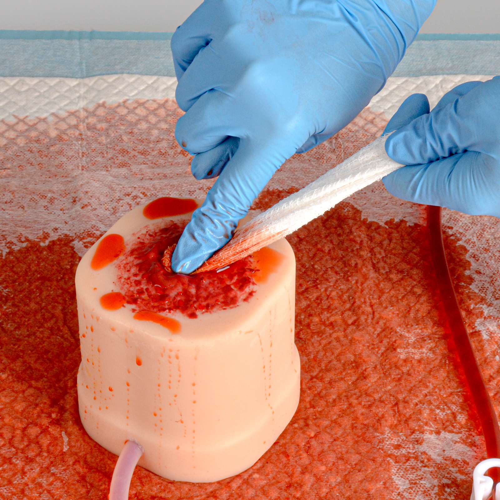 SimCoach Wound Packing Trainer Kit, Stop The Bleed Kit for Wound Packing Training
