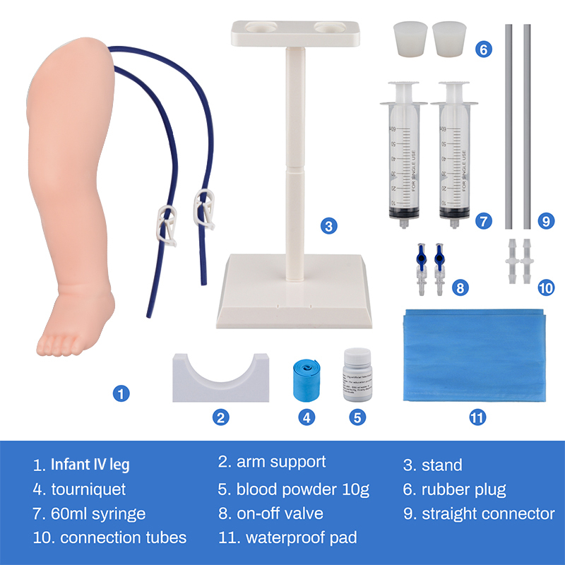 Pediatric Infant IV Training Leg Training Kit