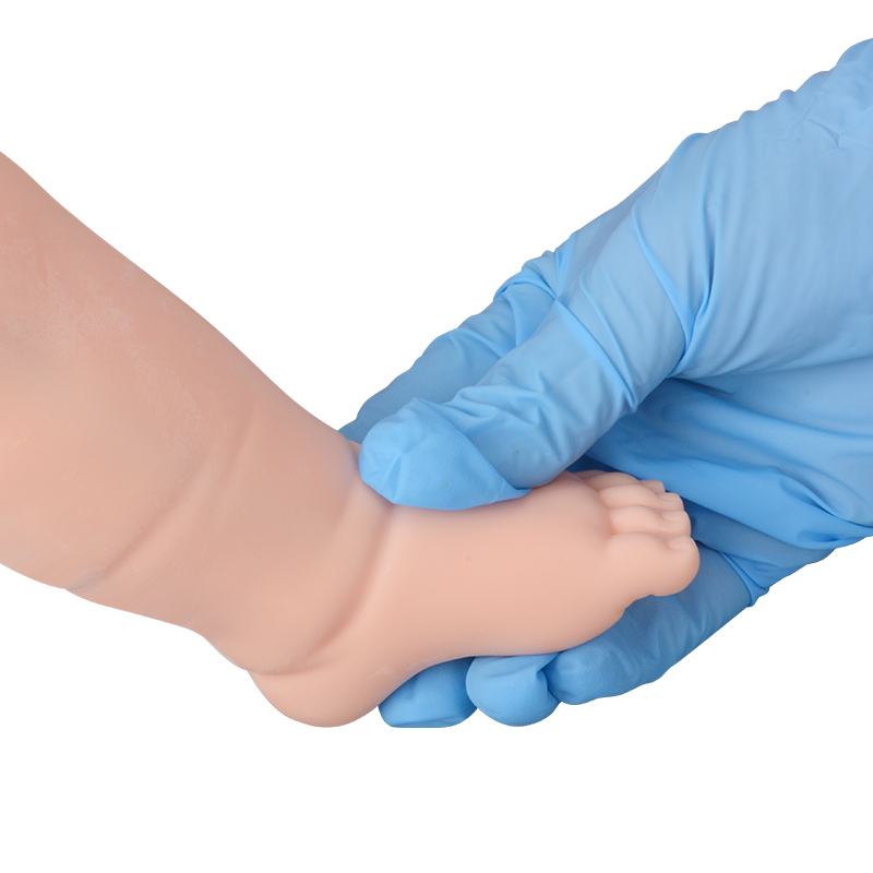 Realistic Infant Leg Vein IV Training Simulator