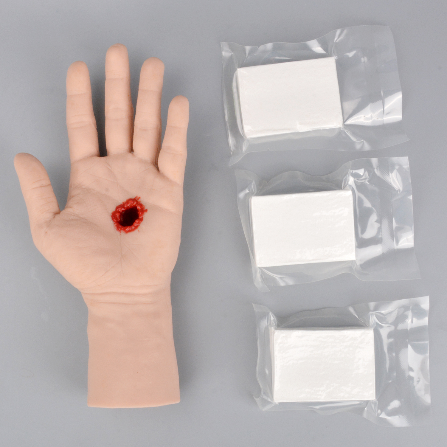 GSW Wound Packing Hand Trainer without Bleeding System
