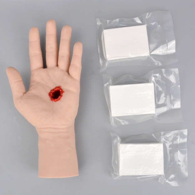 GSW Wound Packing Hand Trainer without Bleeding System