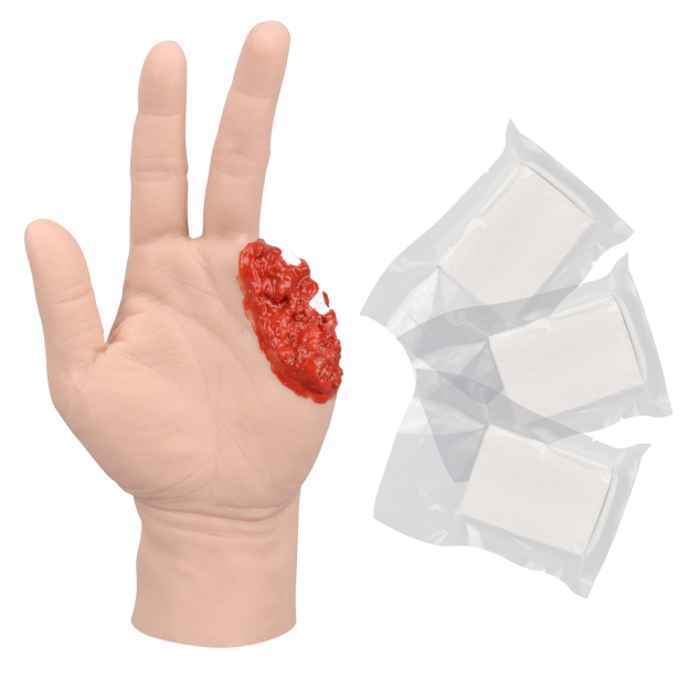 Without Bleeding System Finger Injury Hand Model Kit