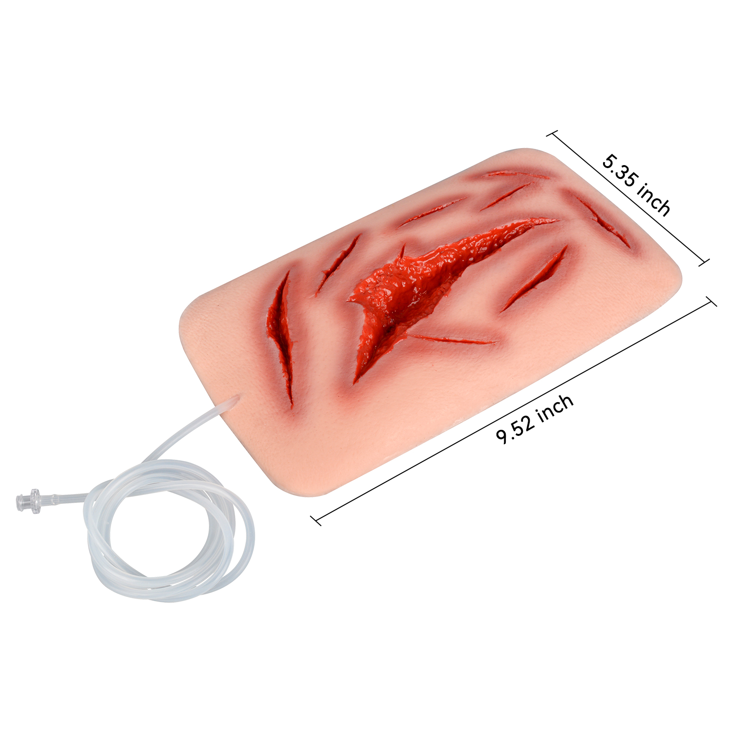 Stick-On Large Laceration Trauma Wound Simulator