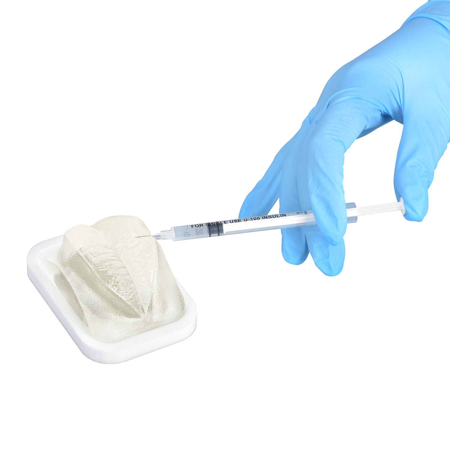Transparent Lip Filler Injection Practice Model