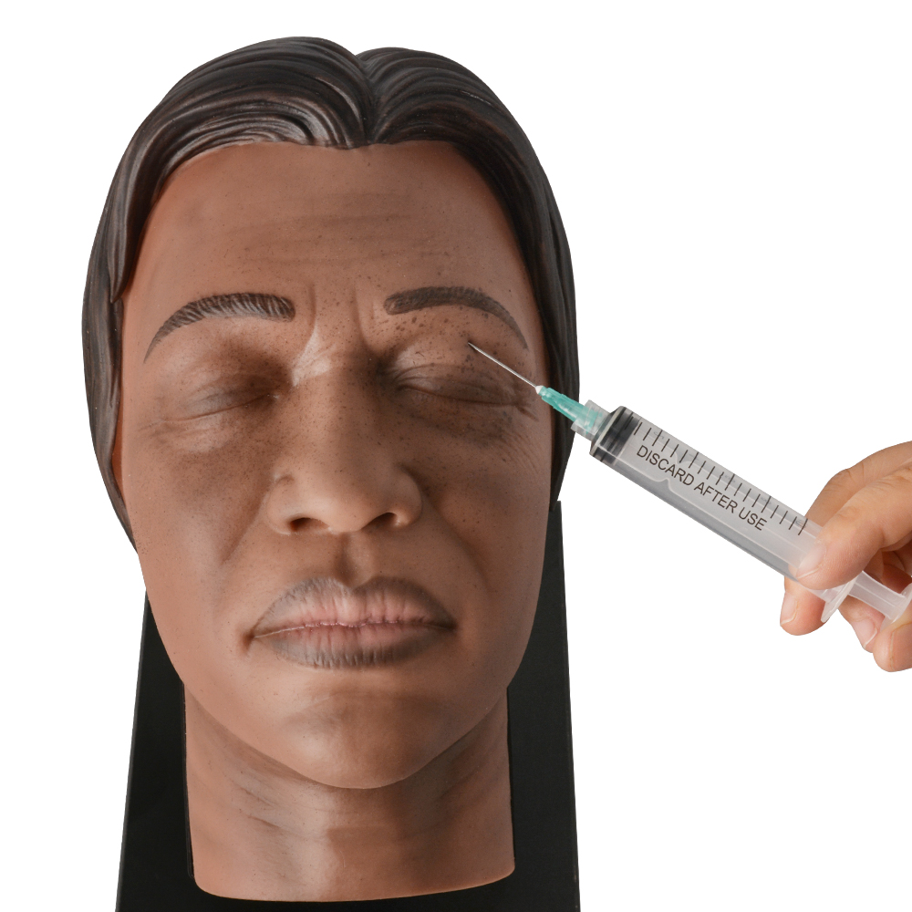 Realistic Head Model For Injection Training
