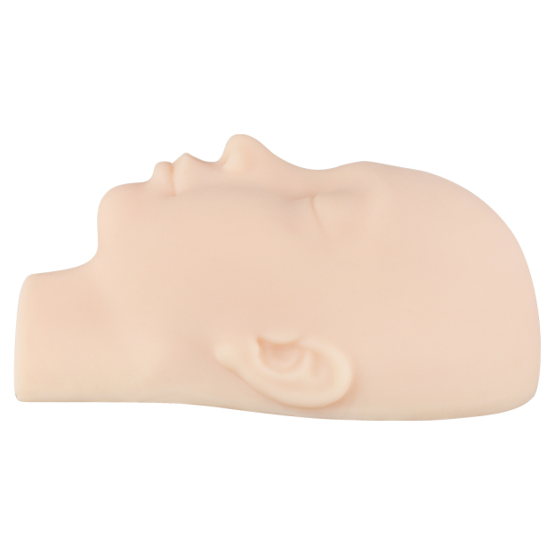 Side View Aesthetic Facial Injection Practice Mannequin