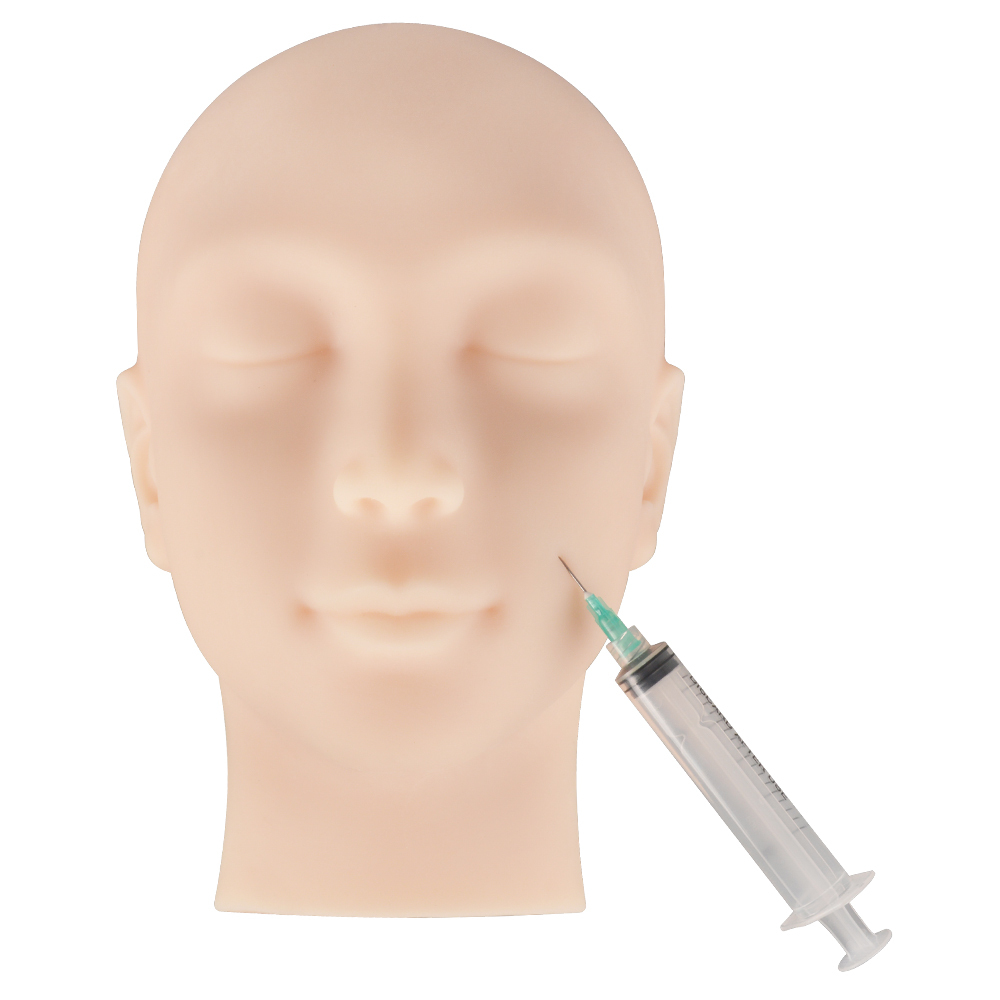 Facial Injection Training On Aesthetic Practice Model