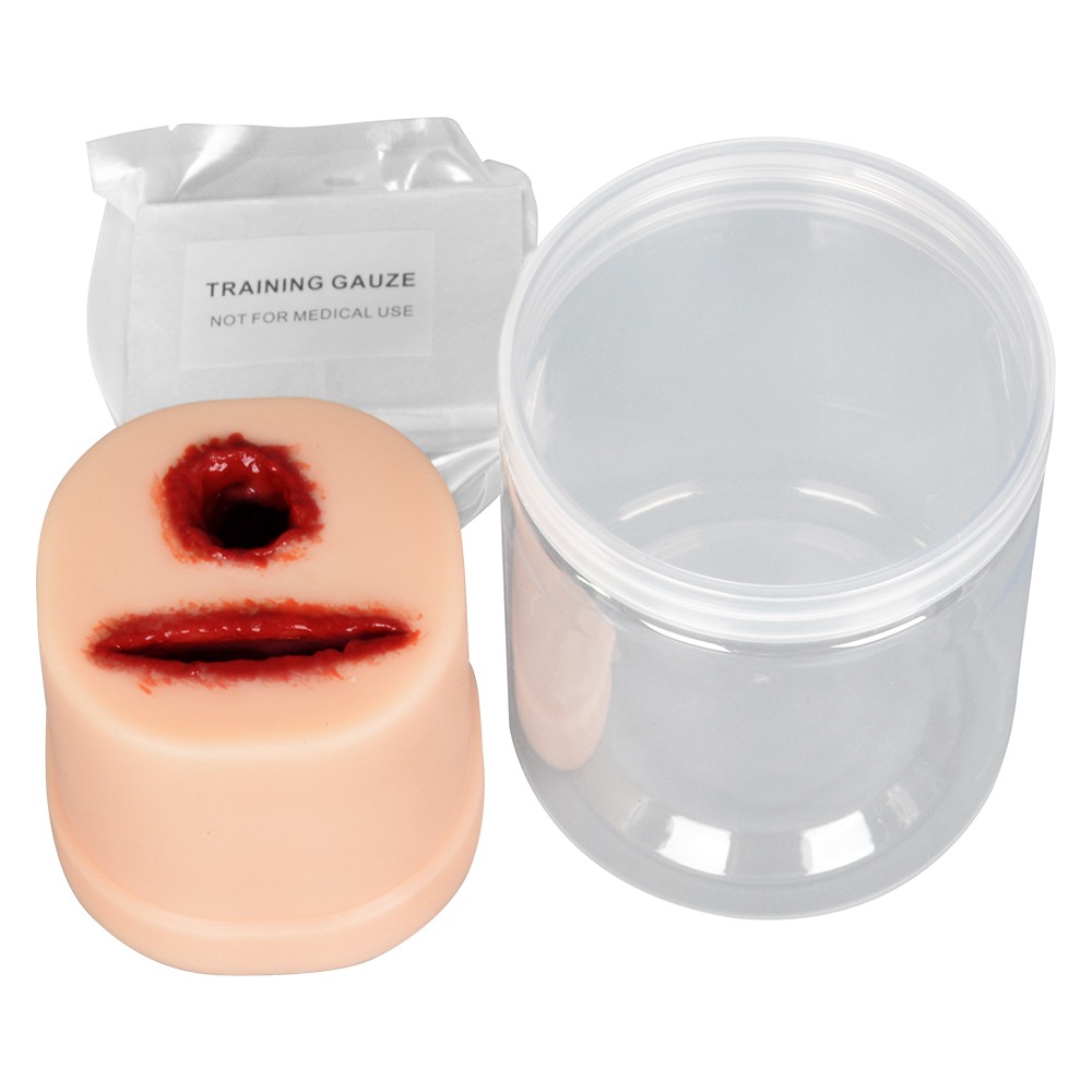 2-in-1 Wound Packing Trainer with Gunshot & Deep Cut Wounds
