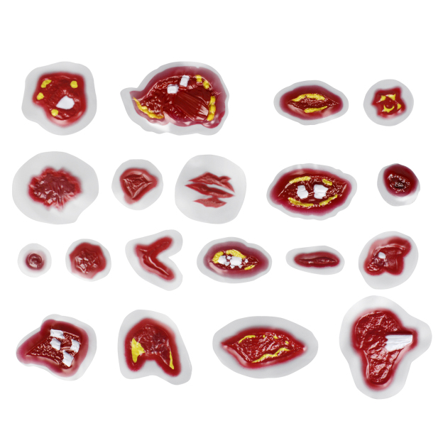 PVC Trauma Simulation Wound Kit