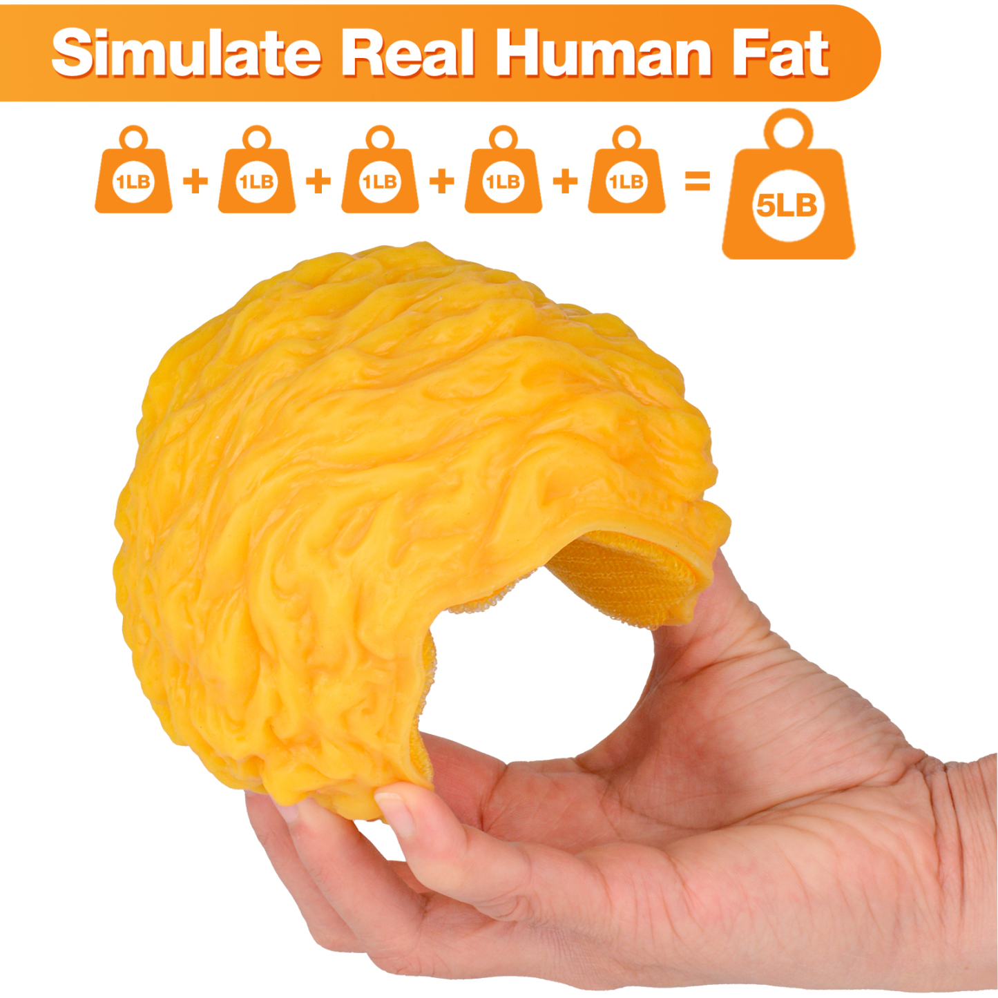 Realistic 5 Pounds Fat Simulator For Health Education