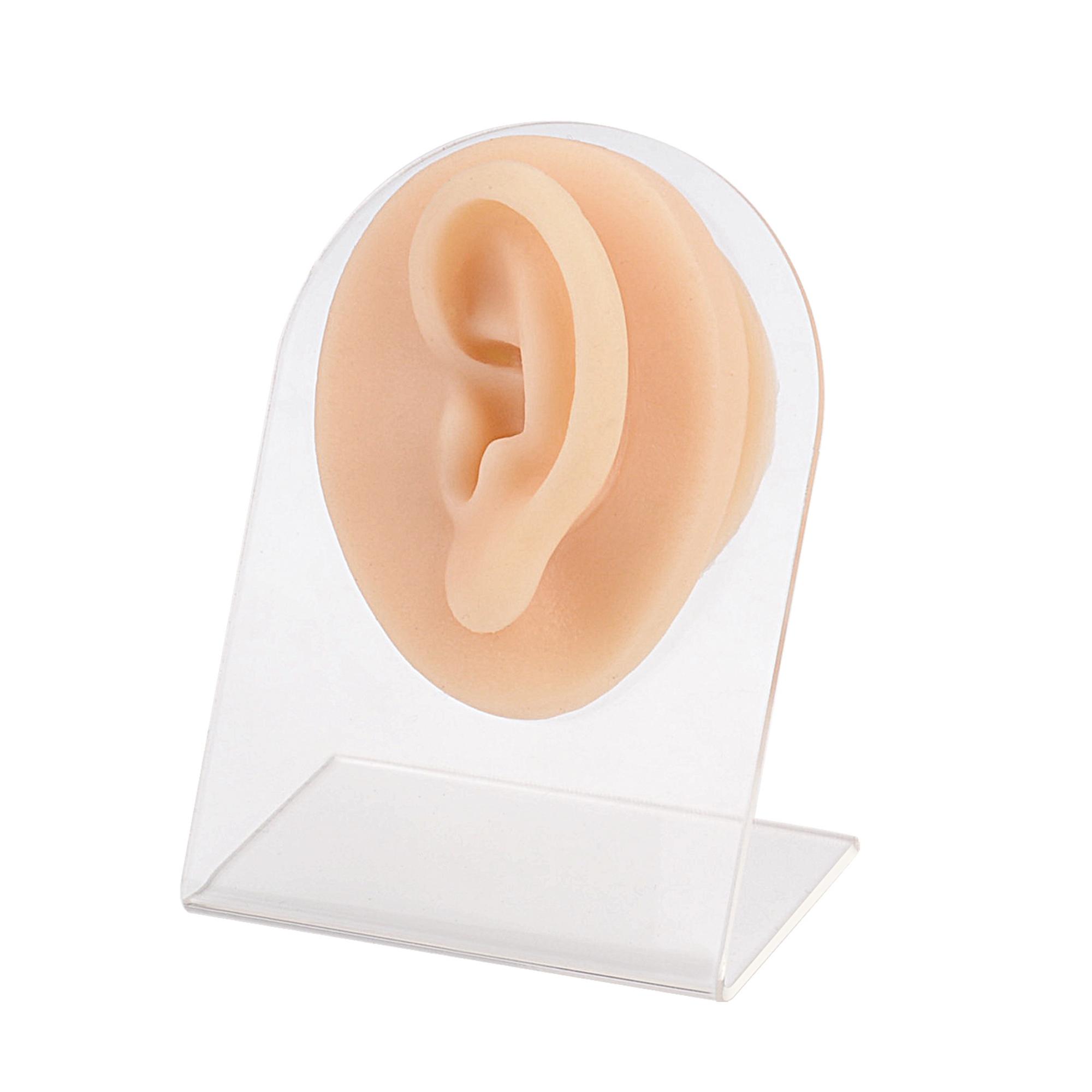 Silicone Piercing Practice Ear Model, Left