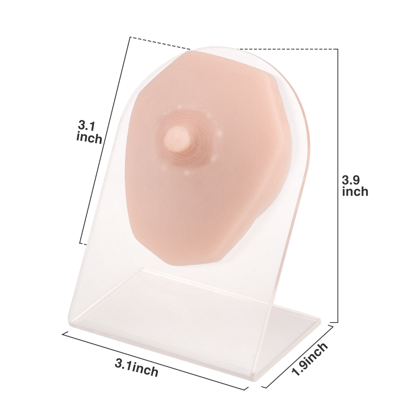 Silicone Female Nipple Model for Piercing Practice