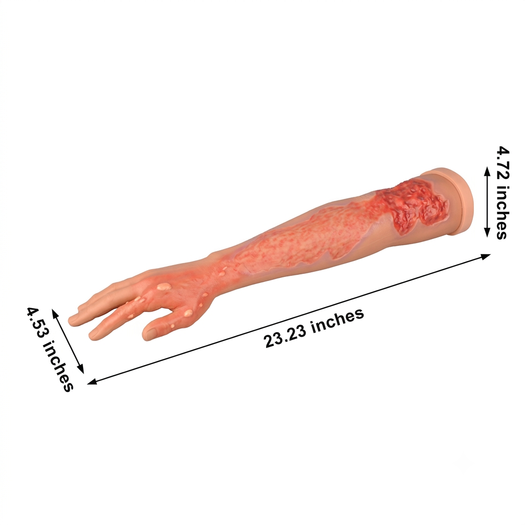 Multi-Degree Burn Wound Simulation Arm Model