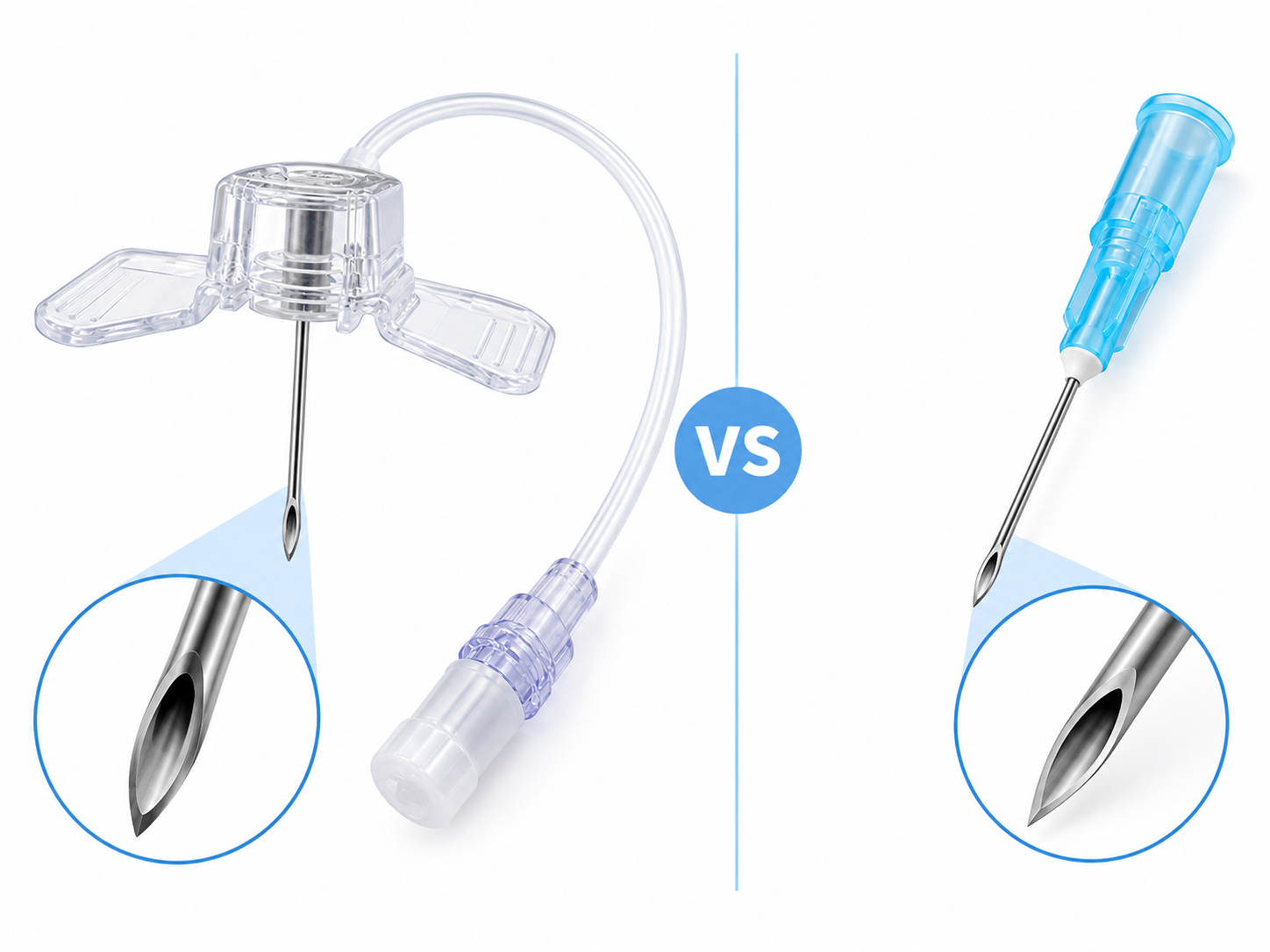 Huber Needle vs. Regular Needle