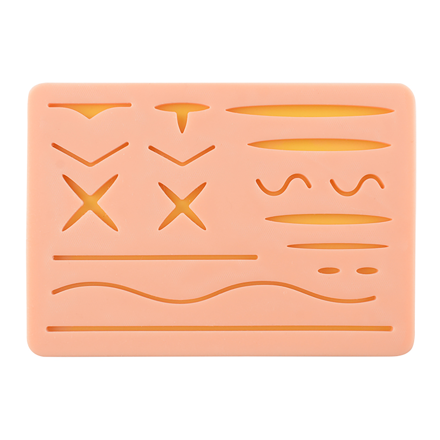 Silicone Suture Pad With 17 Wounds
