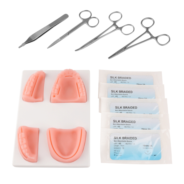 Dental Suture Practice Kit With Oral Model