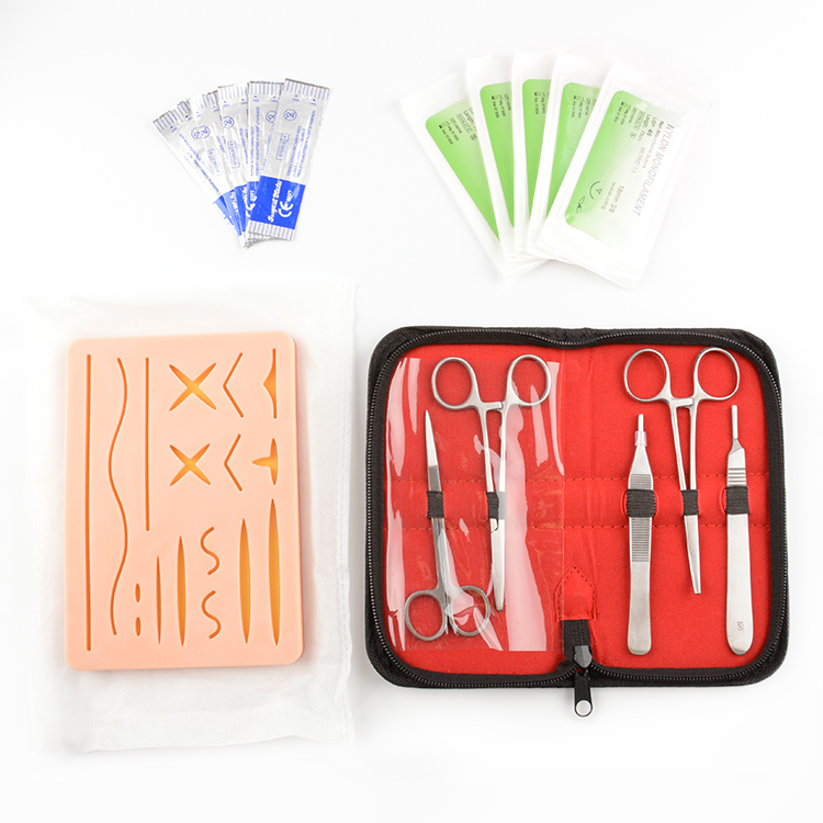 Suture Training Kit With Practice Pad And Tools