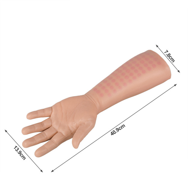 Intradermal Injection Practice Arm with 58 Injection Spots