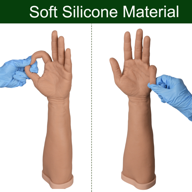 Suture Arm With Soft Silicone Material