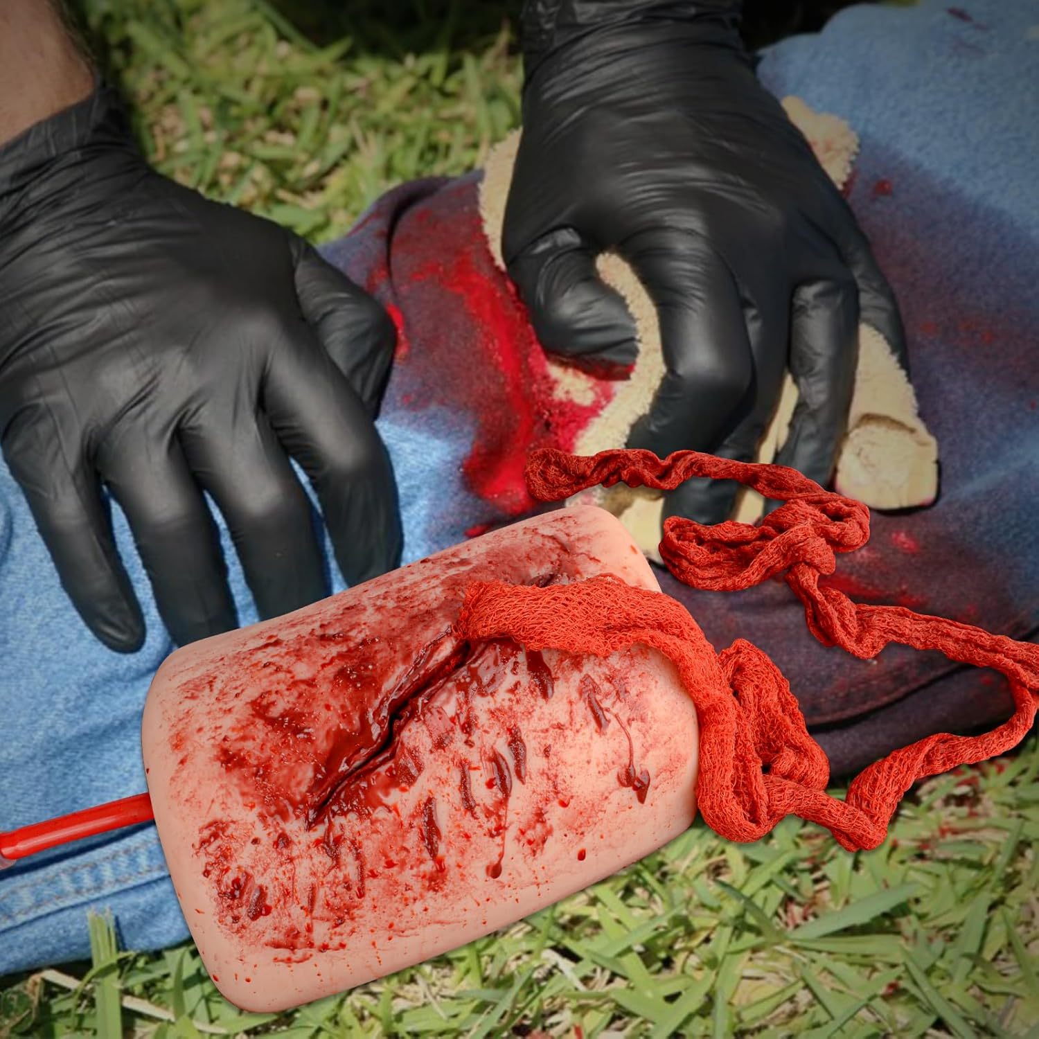 Thigh Wound Packing Trainer Kit for Hemorrhage Control Training