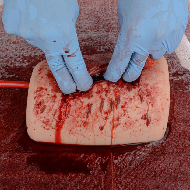 Thigh Wound Packing Trainer Kit for Hemorrhage Control Training