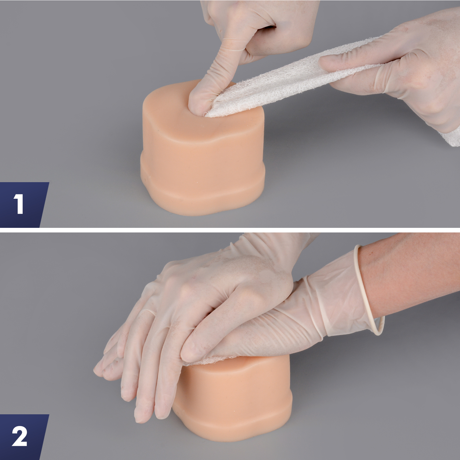 Silicone Bullet Simulator For Wound Packing Training