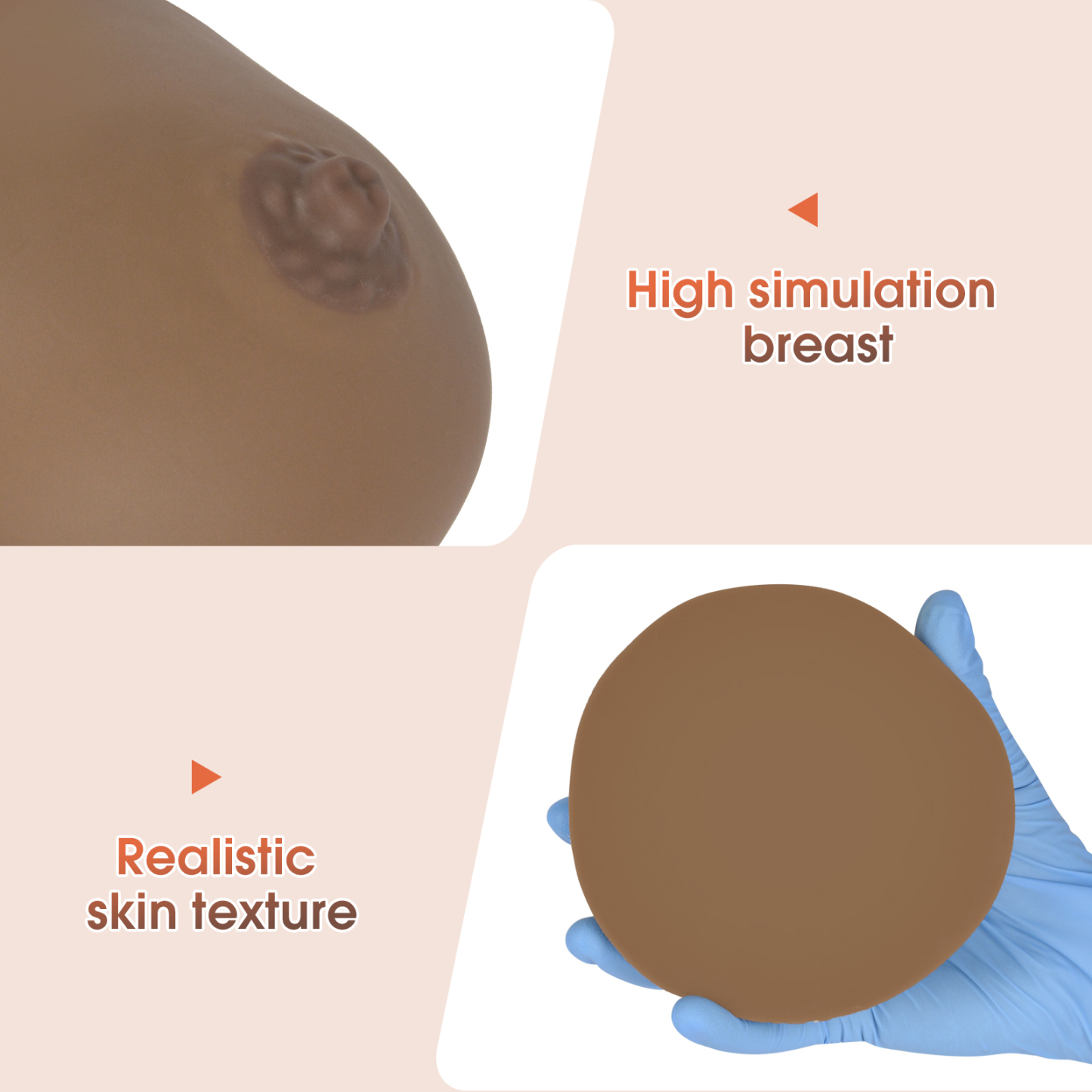 Artificial Breast for Breastfeeding Education, Black