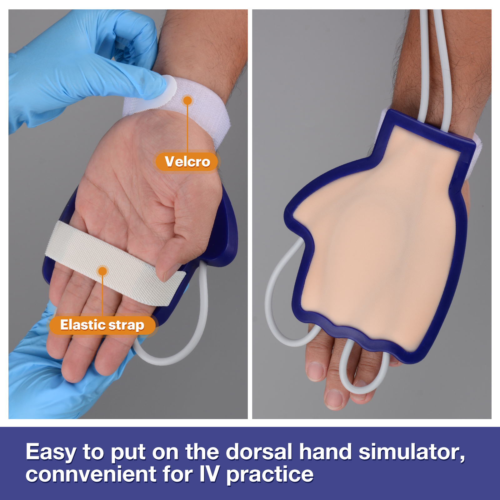 Wearable IV Cannulation Training Hand Model