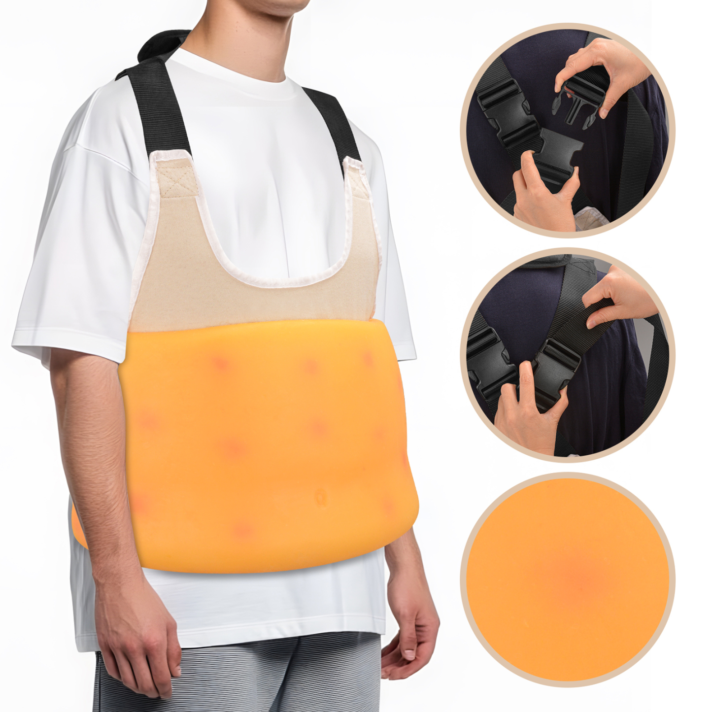 Adjustable Fat Vest Demonstrating Body Fat Weight