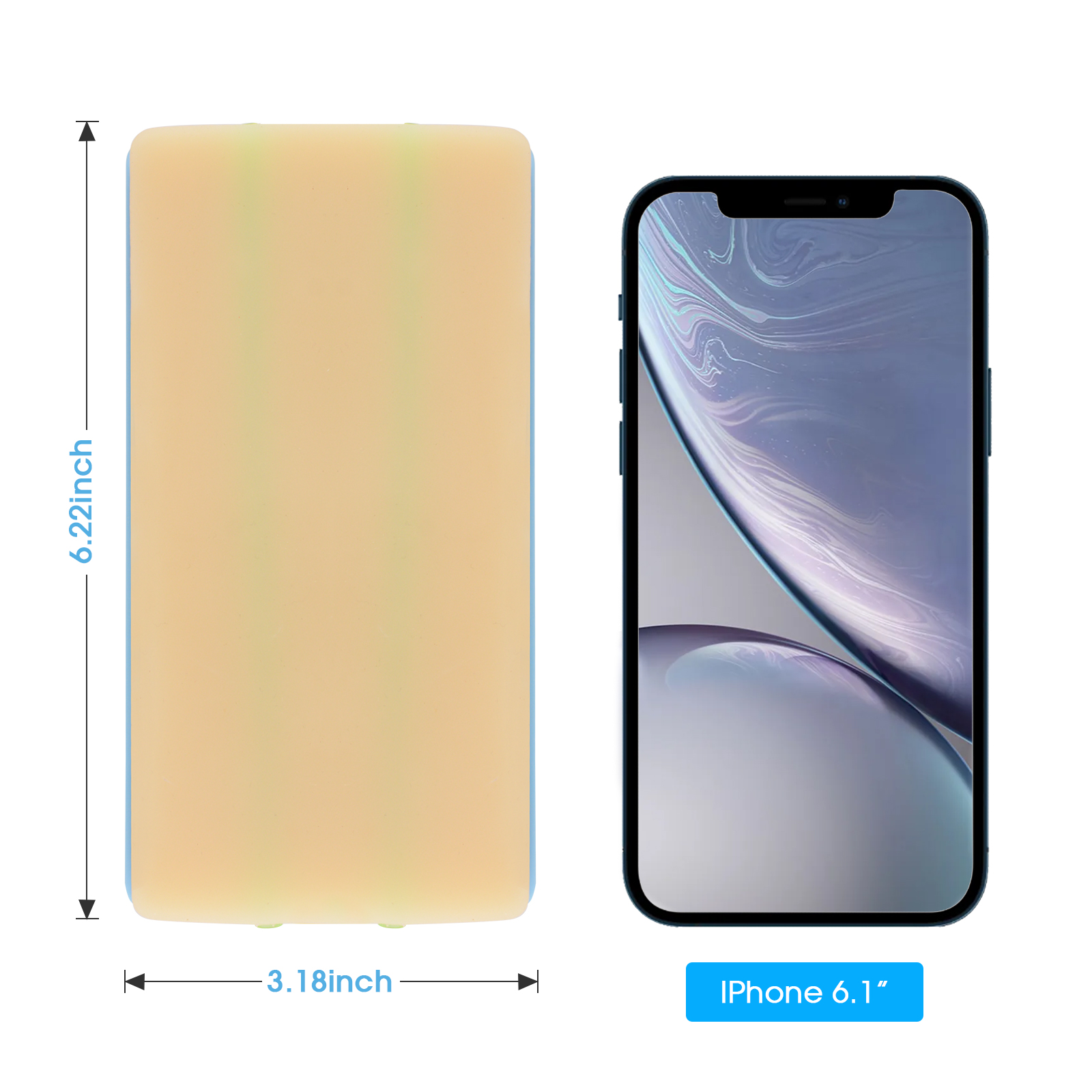 Pocket IV Insertion Practice Pad Size Reference