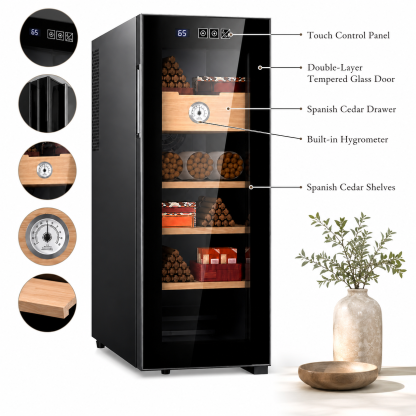 [Copy]KingChii 33L Electric Cigar Humidor, 250-Cigar Capacity