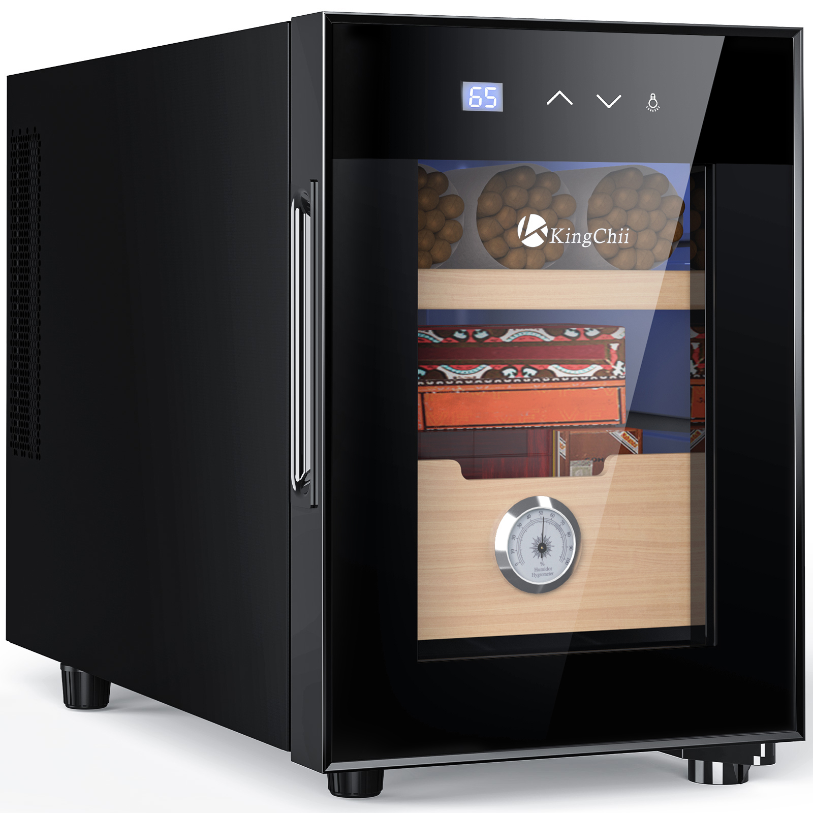 KingChii 16L Electric Cigar Humidor, 100-Cigar Capacity