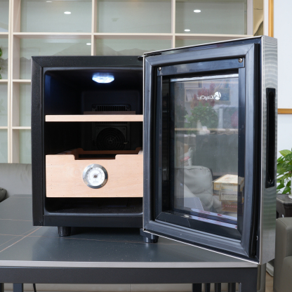 KingChii 16L Electric Cigar Humidor, 100-Cigar Capacity