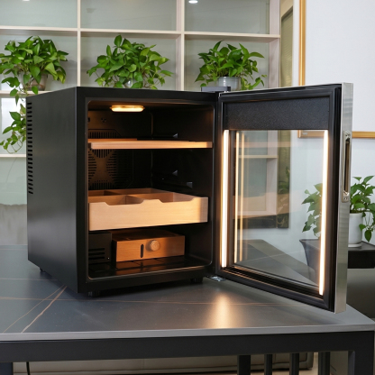 KingChii 50L Temp & Humidity Control Cigar Humidor, 350-Cigar Capacity