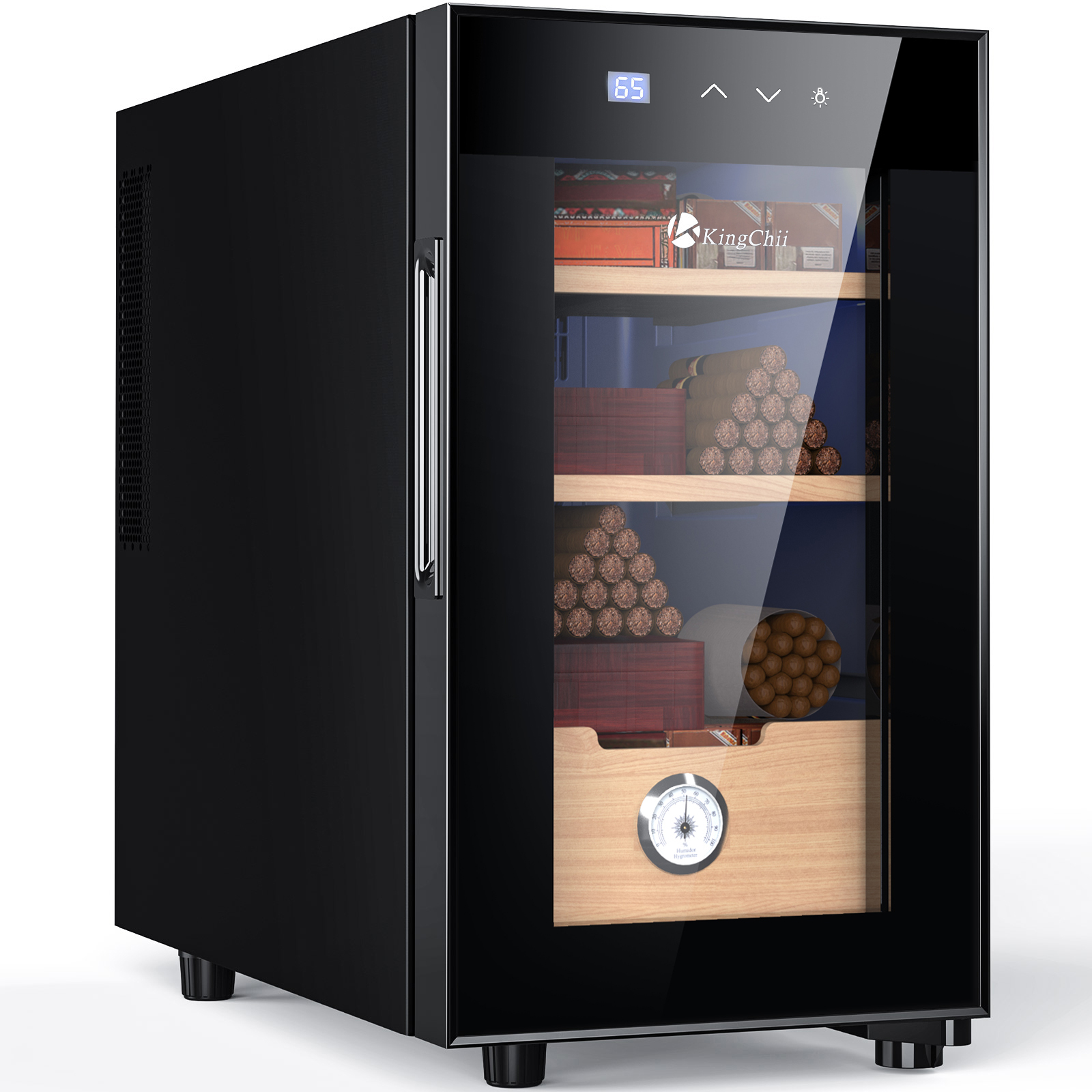 KingChii 23L Electric Cigar Humidor, 150-Cigar Capacity