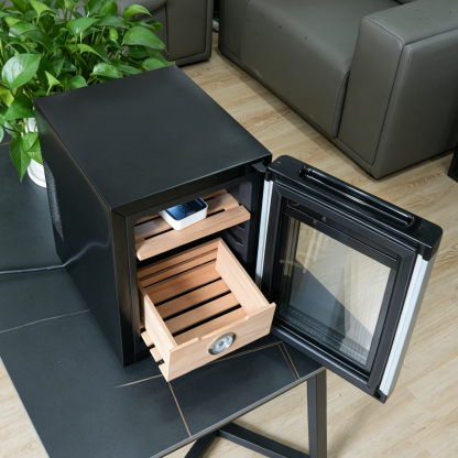 KingChii 8L Electric Cigar Humidor, 80-Cigar Capacity