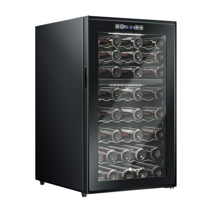 KingChii® 52 Bottles Wine Cooler Refrigerator - Dual Zone Wine Fridge with Intelligent Digital Control, Low Noise Operation, Built-in or Freestanding Wine Refrigerator for Home and Kitchen
