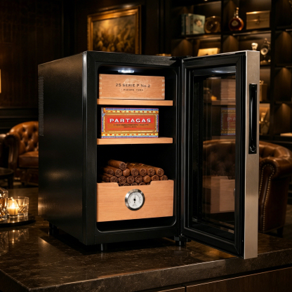 KingChii 23L Electric Cigar Humidor, 150-Cigar Capacity