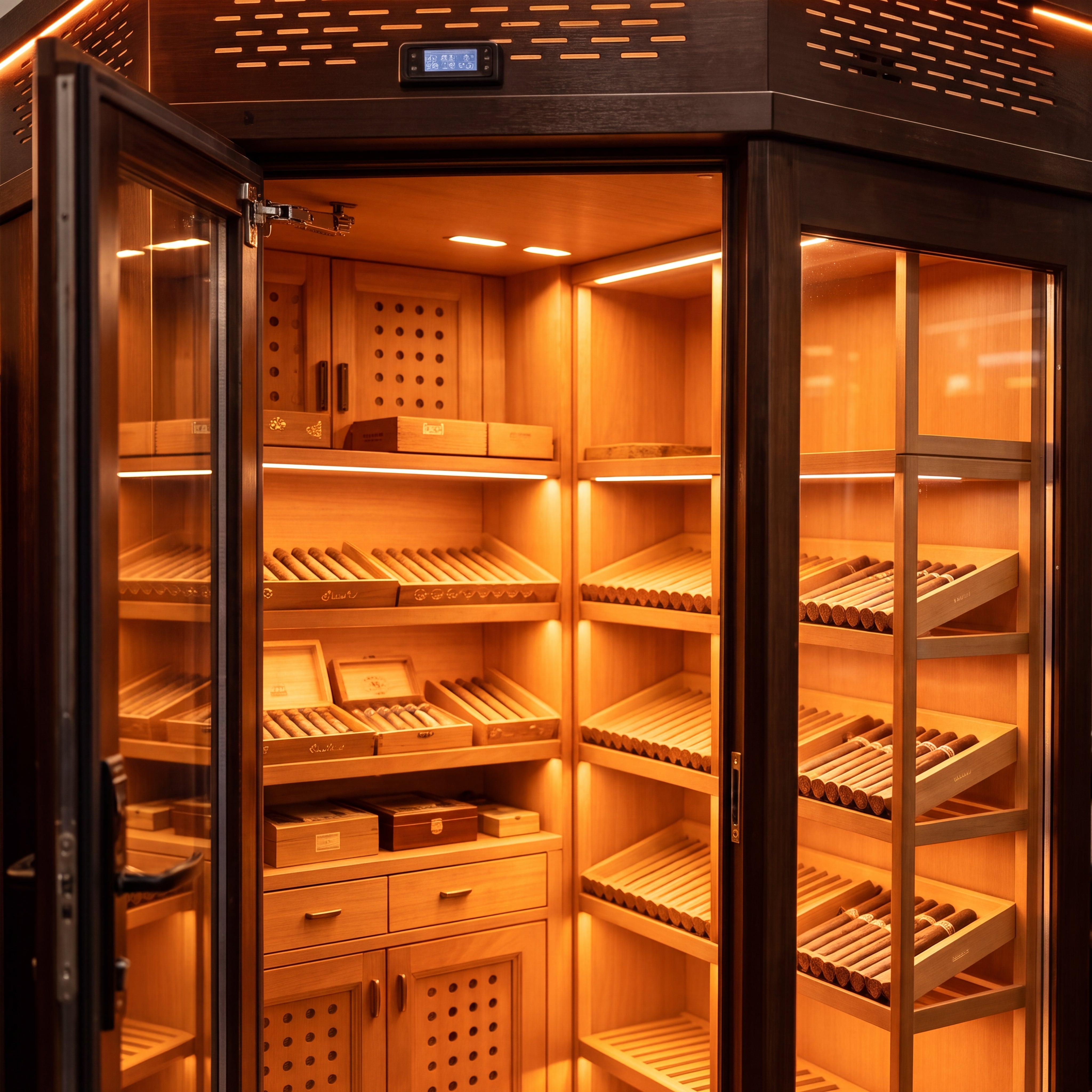 Glass-Enclosed Walk-In Humidor