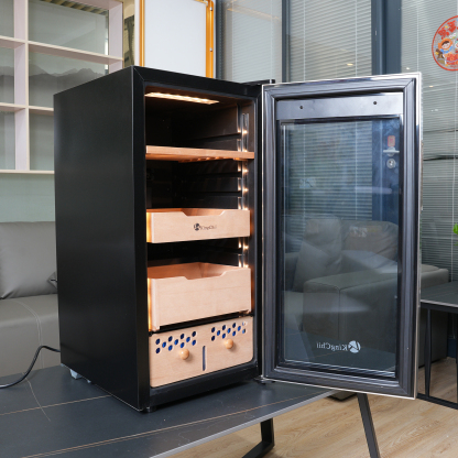KingChii 50L Compressor Cigar Humidor, 400-Cigar Capacity