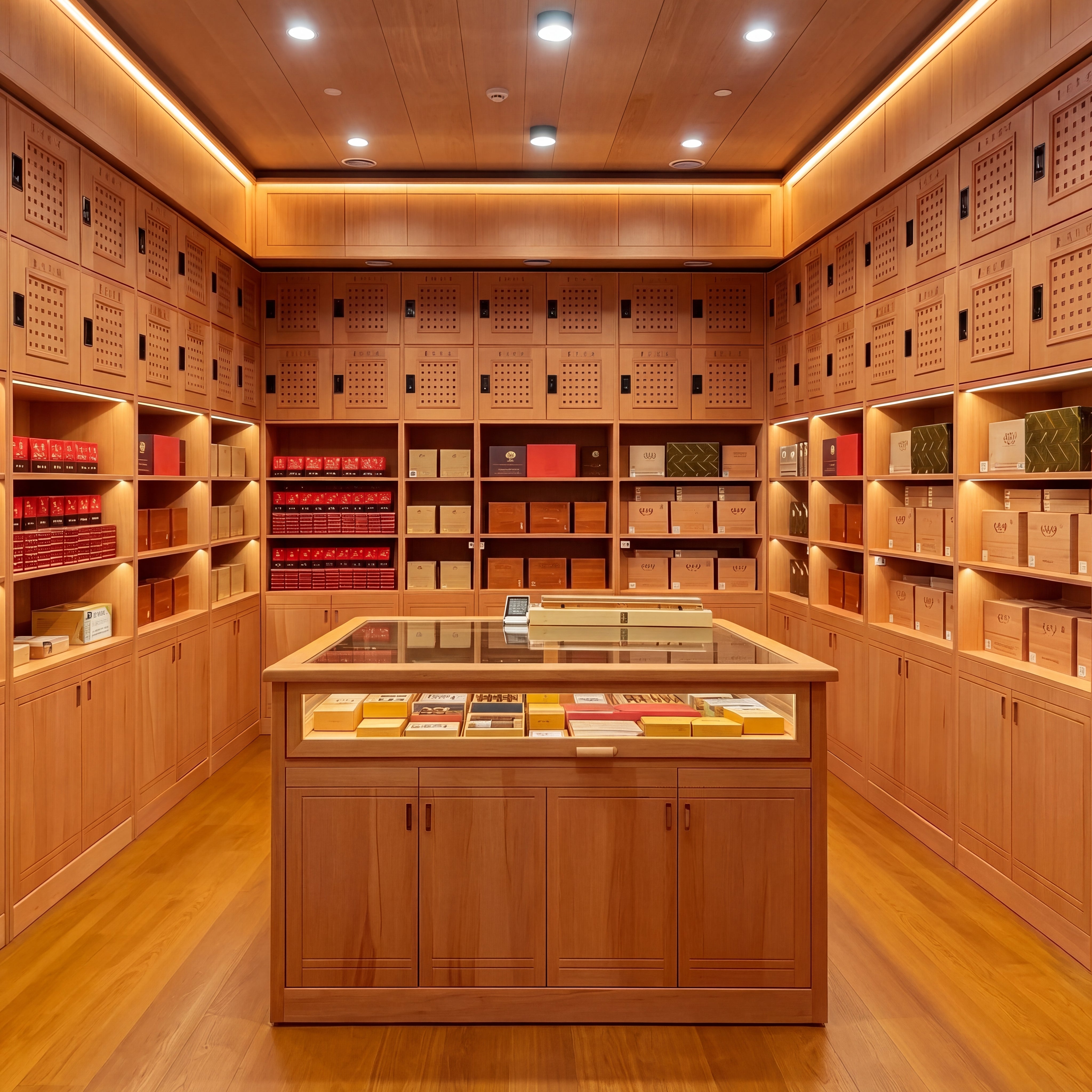 KingChii custom cigar room