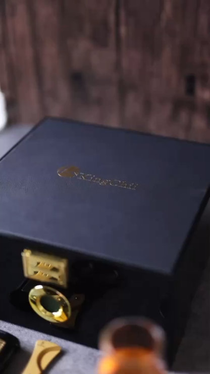 KingChii 3L Desktop Cigar Humidor, 25-50 Cigar Capacity
