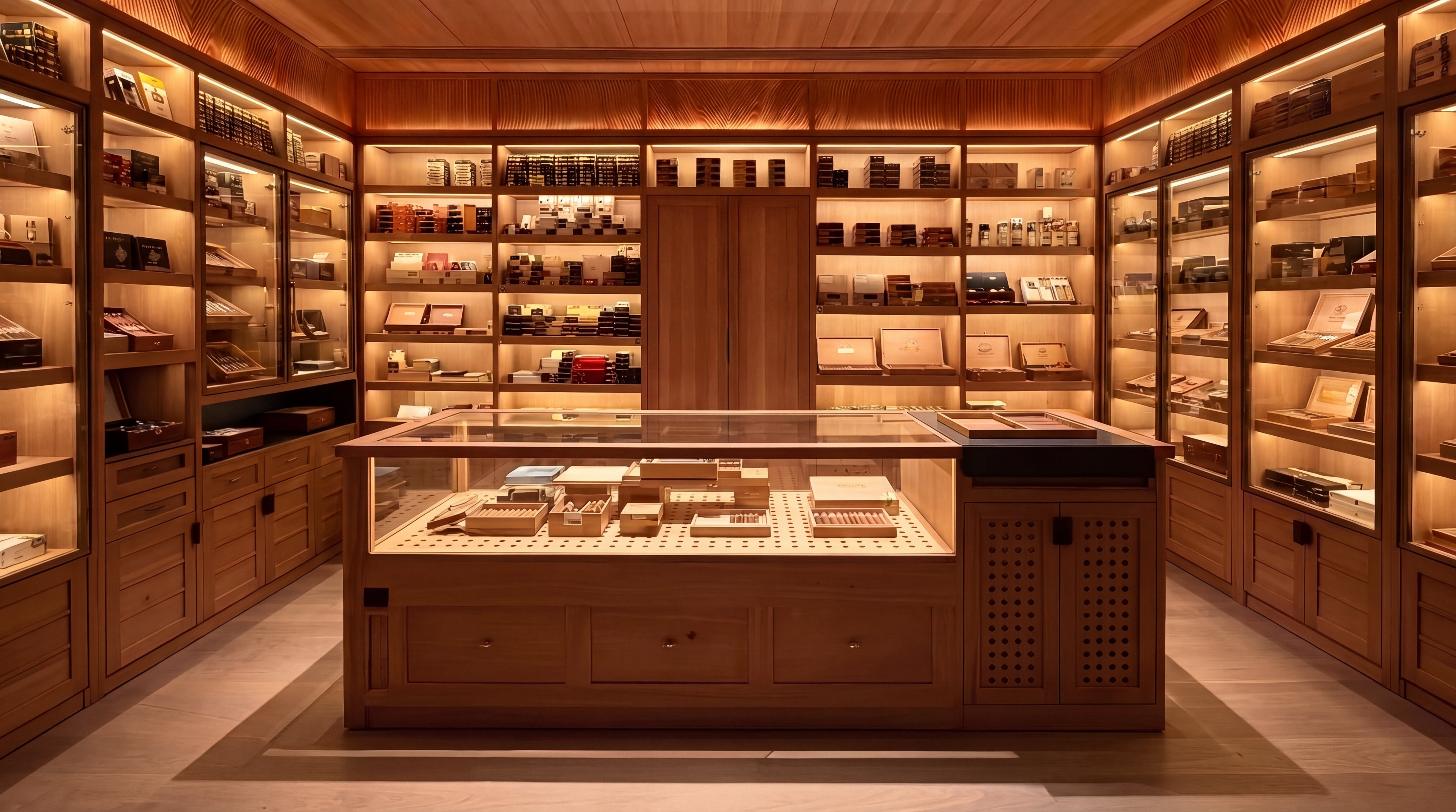 KingChii custom cigar room
