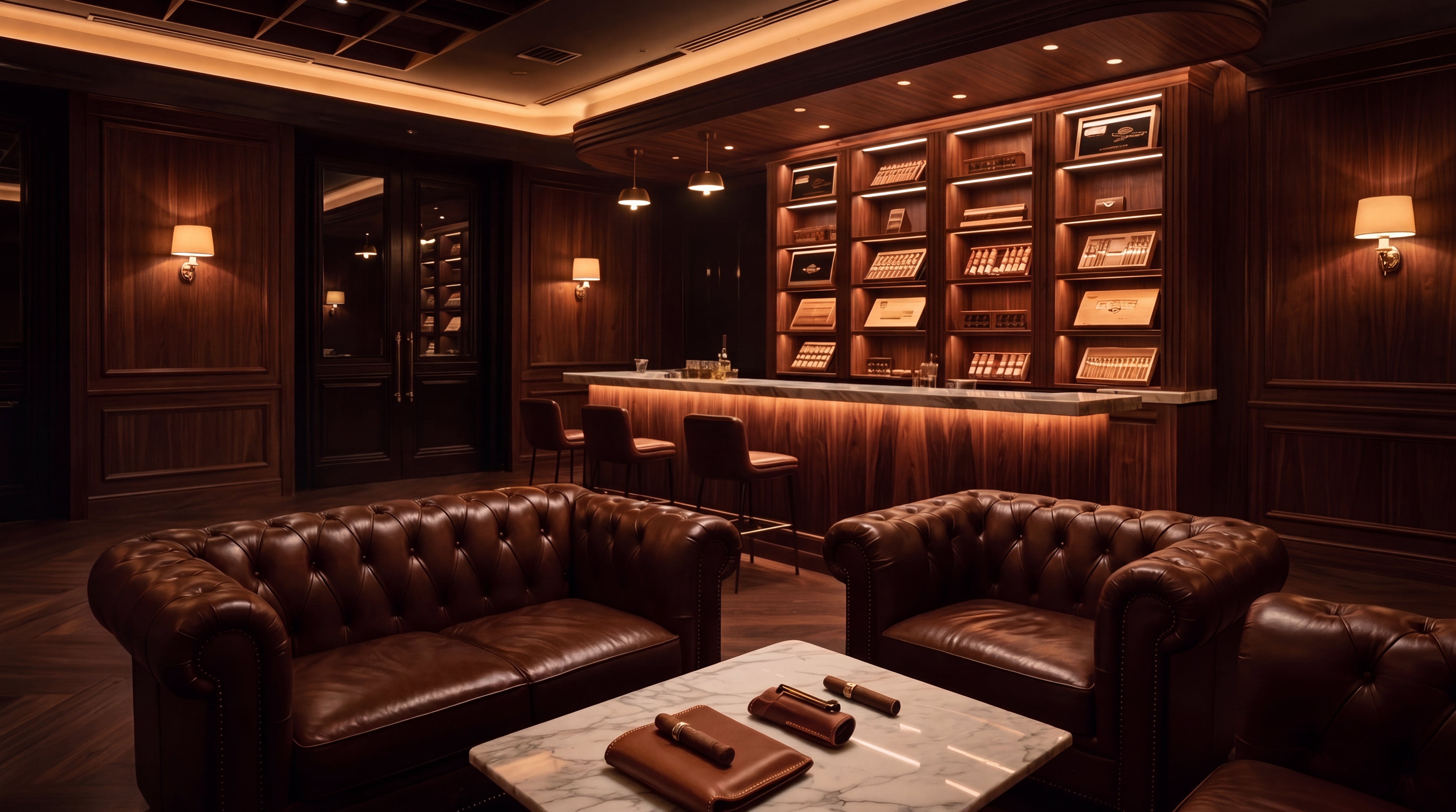 KingChii custom cigar room