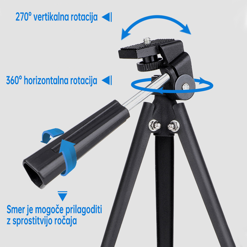 Teleskopski tronožnik (30 cm, univerzalno uporaben)