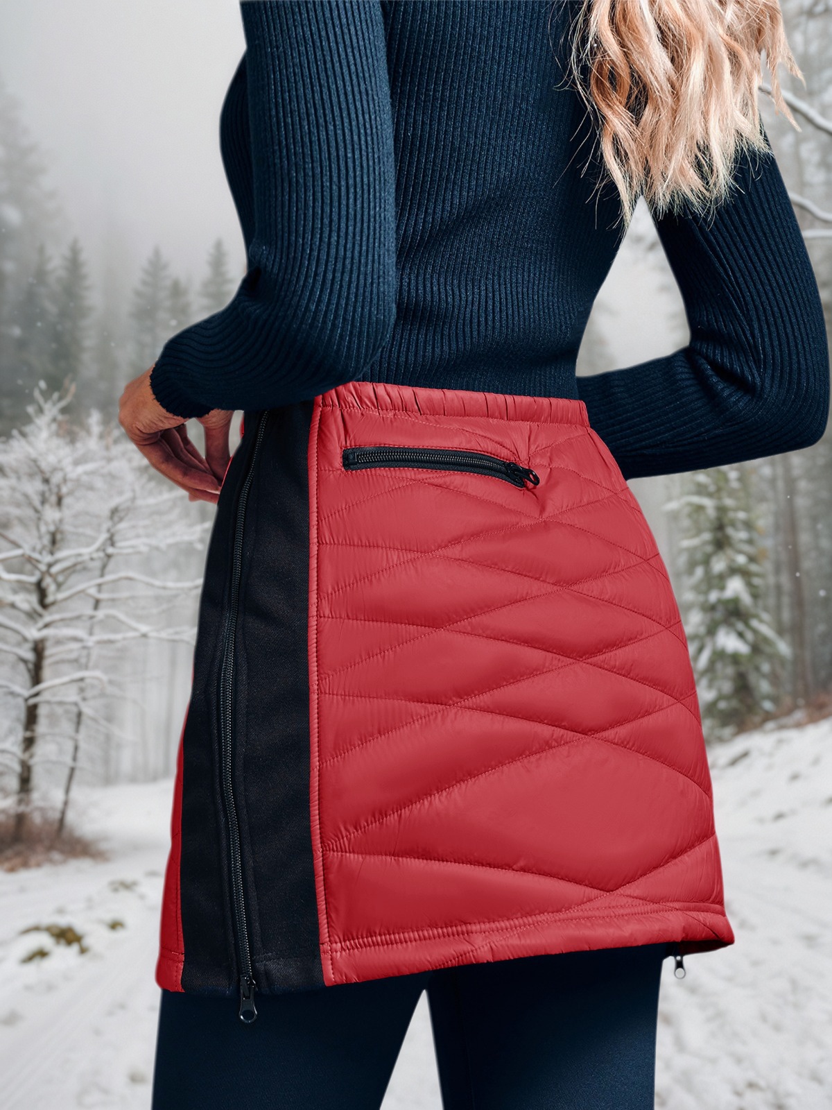 Puffer Quilted Mini Skirts