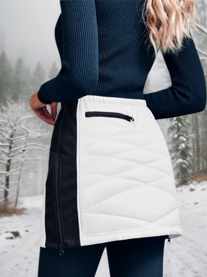 Puffer Quilted Mini Skirts