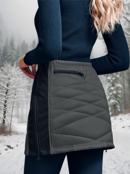 Puffer Quilted Mini Skirts