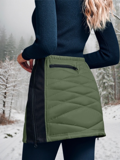 Puffer Quilted Mini Skirts